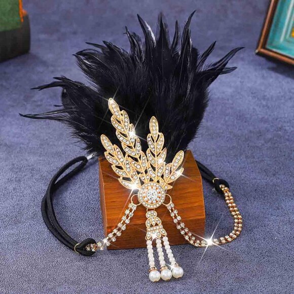 Flapper Feather Headband